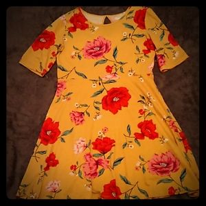 Girls' Casual Floral Dress Sz: 10/12